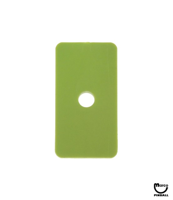 Target face - rectangle 1/2 x 1 inch green
