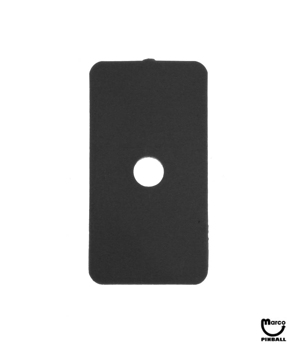 Target face - rectangle 1/2" x 1" gray