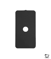 Target face - rectangle 1/2" x 1" gray