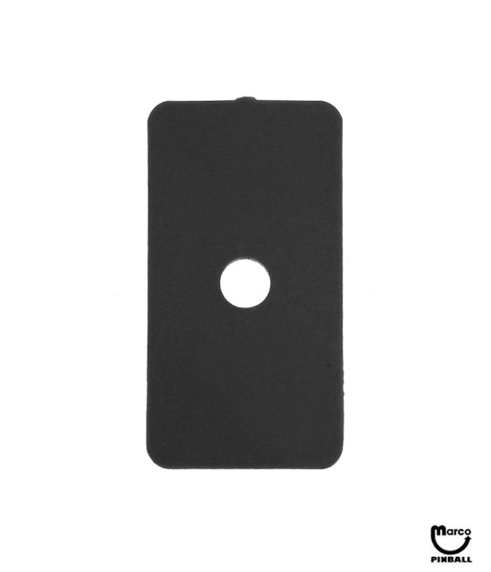 Target face - rectangle 1/2" x 1" gray