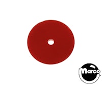Target face round red opaque