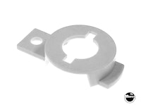 Socket bracket 5/16" white low mount