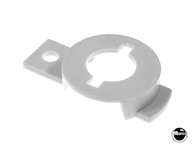 Socket bracket 5/16 inch white low mount