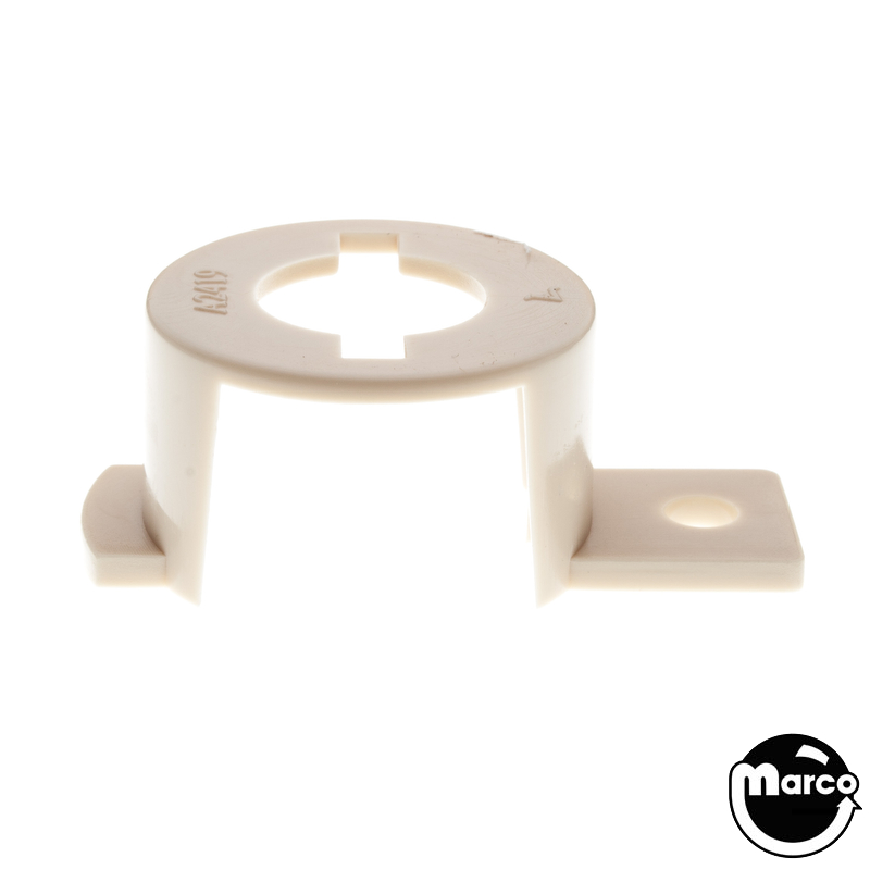 Socket bracket 5/16 inch white high mount