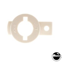 Socket bracket 5/16 inch white high mount