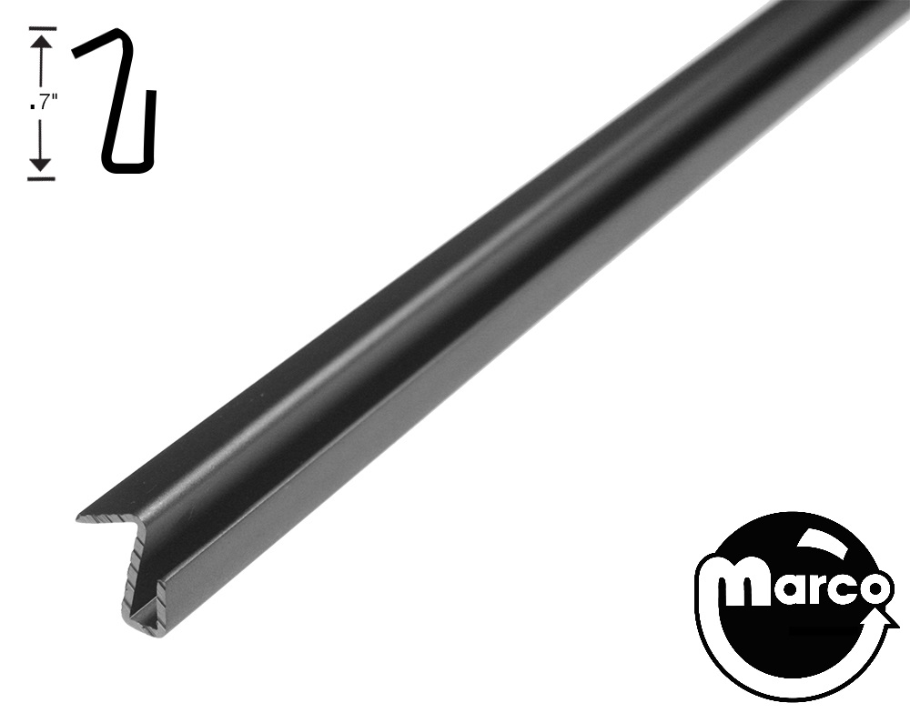 Lift trim 26.44 inch black plastic 3/16 inch channel