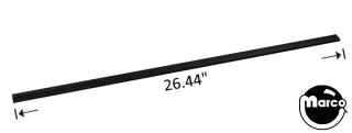 Lift trim 26.44 inch black plastic 3/16 inch channel