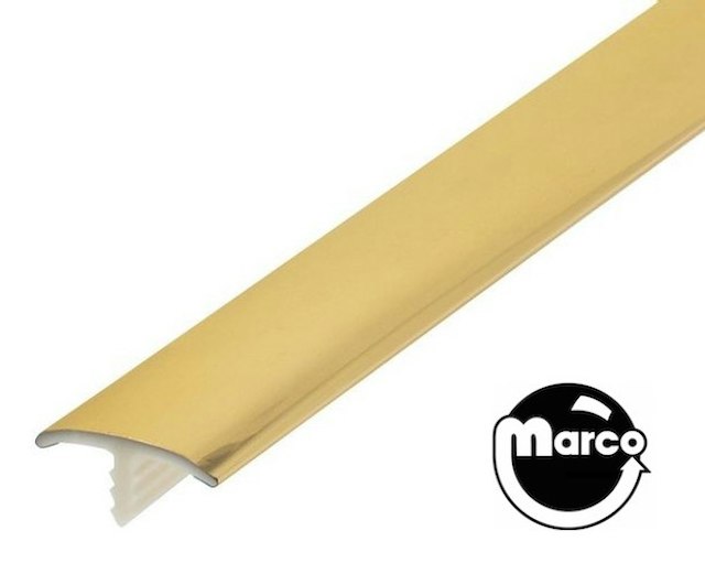 T-molding 3/4 inch brass - per foot