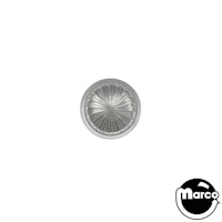 Insert - round 1 inch clear starburst