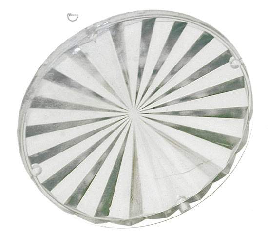 Playfield insert 2-3/4" round Clear star USE 550-5006-01N