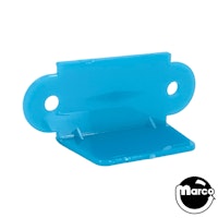 Lane guide - 2-1/8 inch opaque light blue single side