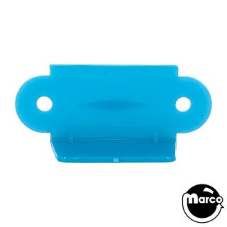 Lane guide - 2-1/8 inch opaque light blue single side