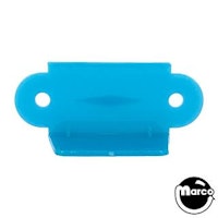 Lane guide - 2-1/8 inch opaque light blue single side