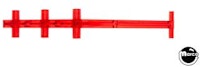 Ball guide - return lane red