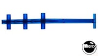Ball guide - return lane blue