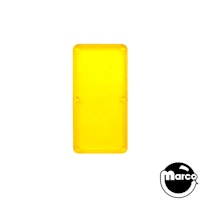 Insert - rectangle 2-1/4 x 1-1/8 inch clear yellow plain