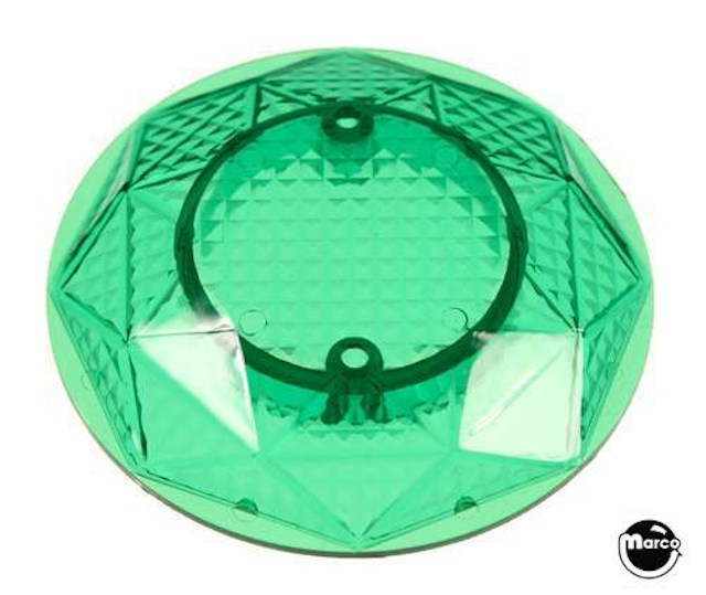 Faceted Pop Bumper Cap - GREEN