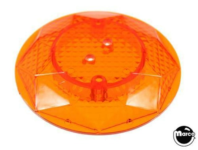 Faceted Pop Bumper Cap - ORANGE