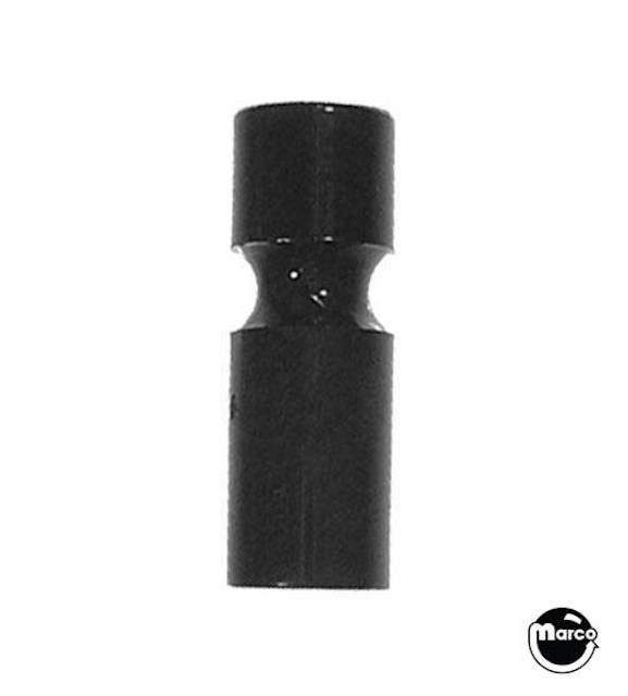 Post 1-1/16 inch black plastic