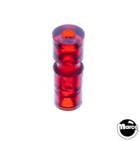 Post narrow 1-1/16 inch red plastic