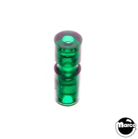 Post narrow 1-1/16 inch green plastic