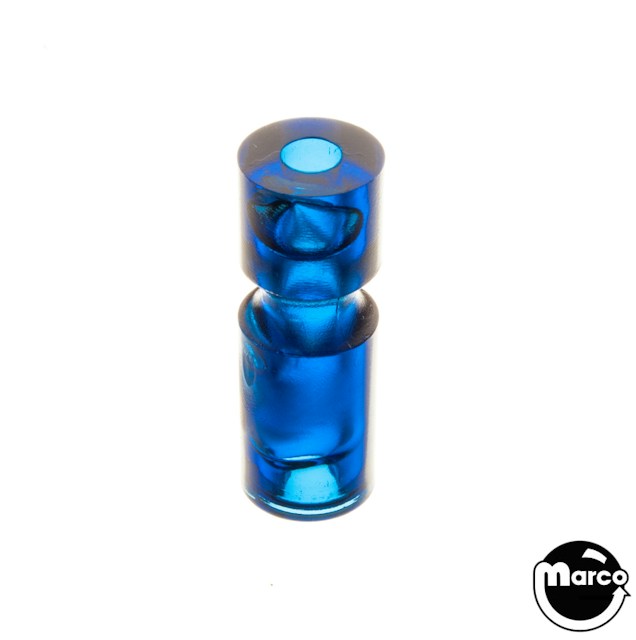 Post narrow 1-1/16 inch blue plastic