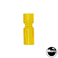 Post narrow 1-1/16 inch yellow plastic