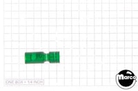 Post narrow 1-1/16 inch green plastic