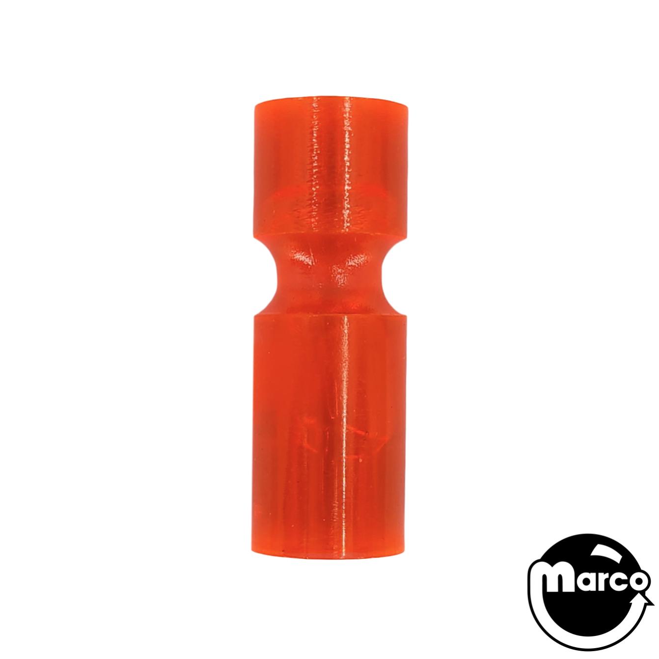 Post narrow 1-1/16 inch fluorescent orange plastic