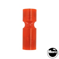 Post narrow 1-1/16 inch fluorescent orange plastic