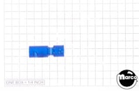 Post narrow 1-1/16 inch blue plastic