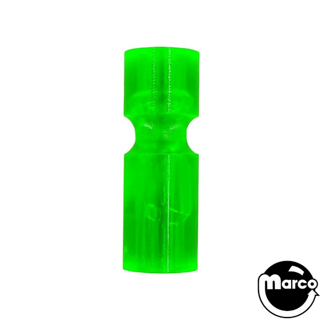 Post narrow 1-1/16 inch fluorescent green plastic