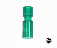 Post narrow 1-1/16 inch teal green plastic