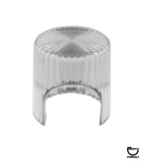 Dome with screw tab - clear modified