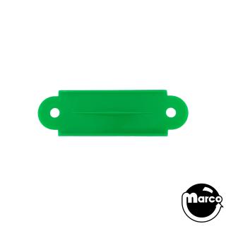 Lane guide - 2-3/4 inch green opaque double