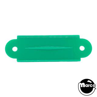 Lane guide single - 2-3/4 inch green opaque
