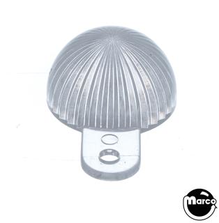 Dome with screw tab - clear 1 tab