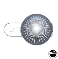 Dome with screw tab - clear 1 tab