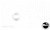 Dome with screw tab - clear 1 tab
