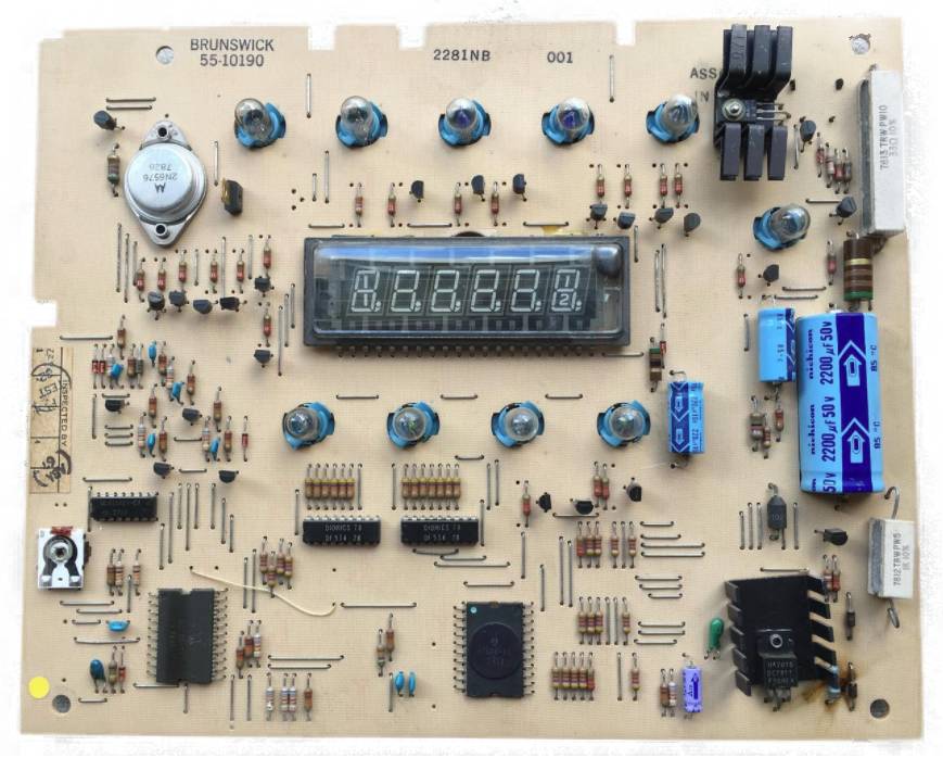 55-10190 - CPU board Brunswick - Marco Specialties Pinball Parts