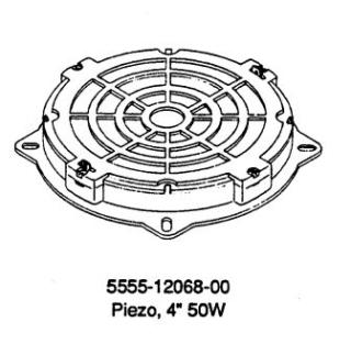 Speaker 4 inch 8 ohm piezo 50 watts
