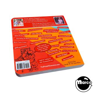 Interactive pinball-themed sliding board book