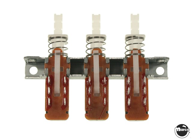 Service switch 3 bank pushbutton