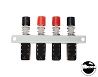 Service switch 4 bank pushbutton