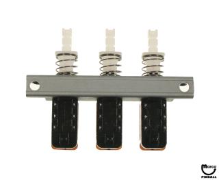 Service switch 3 bank pushbutton