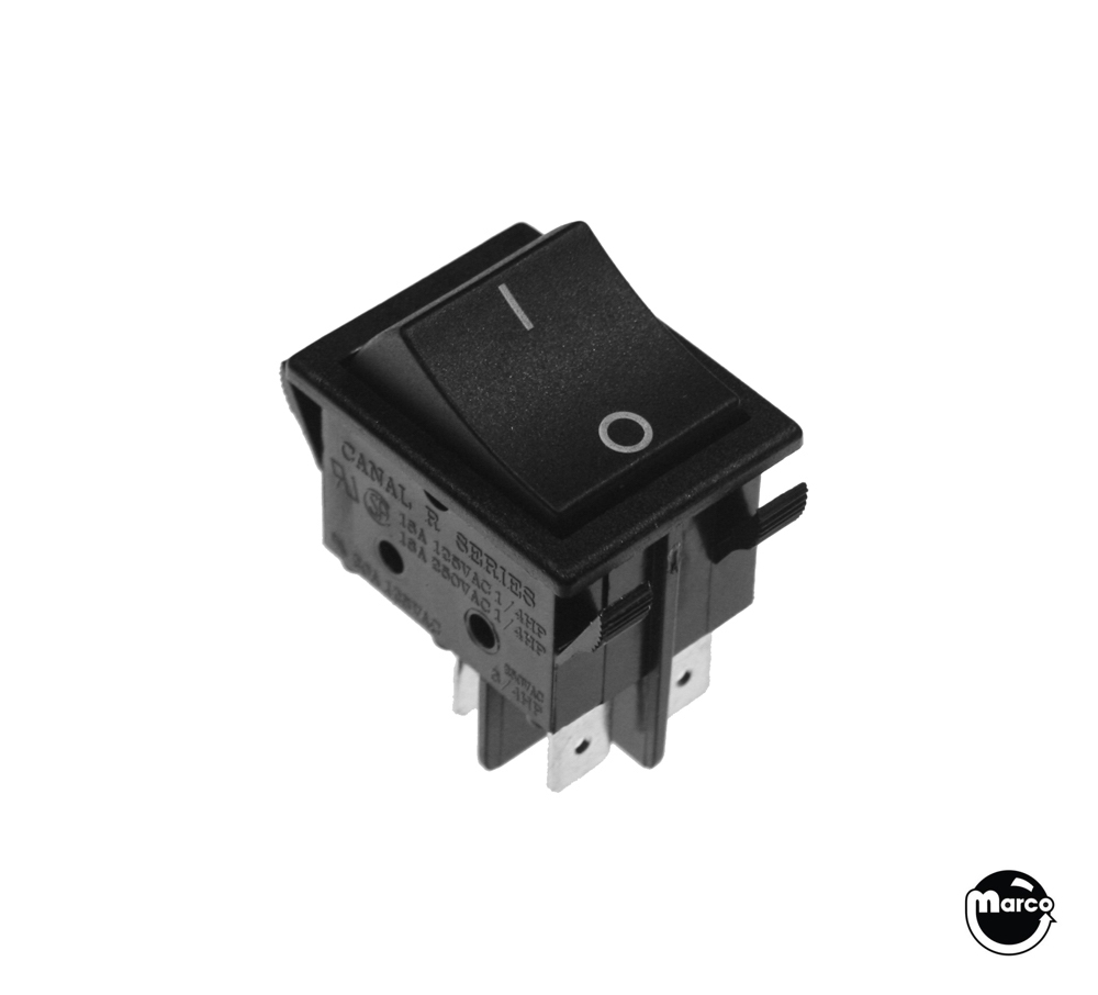 AC power switch - rocker DPST USE 180-5001-03