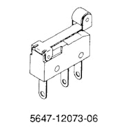 Switch sub-mini assembly with roller