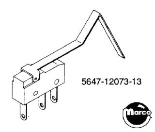 Switch - sub-miniature formed lever actuator USE 5647-12693-13