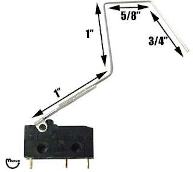 Switch sub-mini assembly 5768-12627-00 pcb