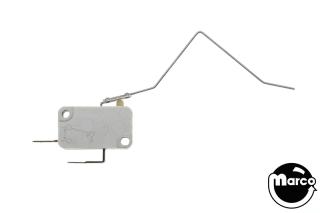 Switch miniature with rollover wire